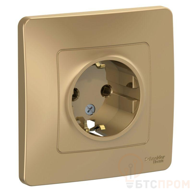 Розетка 1-м СП Blanca 16А IP20 250В с заземл. без защ. шторок титан SE BLNRS001014 фото в каталоге от BTSprom.by  Розетка 1-м СП Blanca 16А IP20 250В с заземл. без защ. шторок титан SE BLNRS001014 фото в каталоге от BTSprom.by