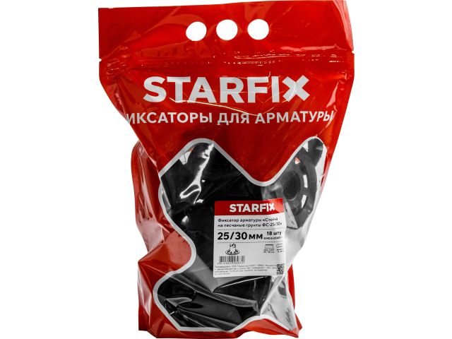 фиксатор арматуры "стойка на песчаные грунты фс-25/30" 4-18 (18 шт в дой-паке) starfix smd4-25401-18 от BTSprom.by