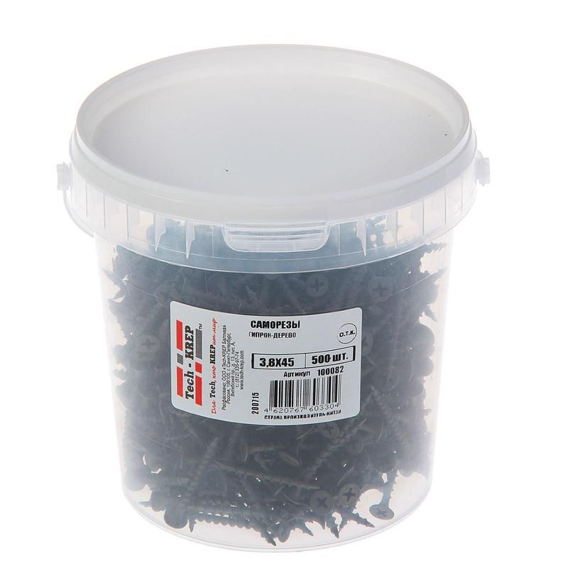 саморез шсгд 3.8х45 (уп.500шт) tech-krep/zitar 100082 от BTSprom.by