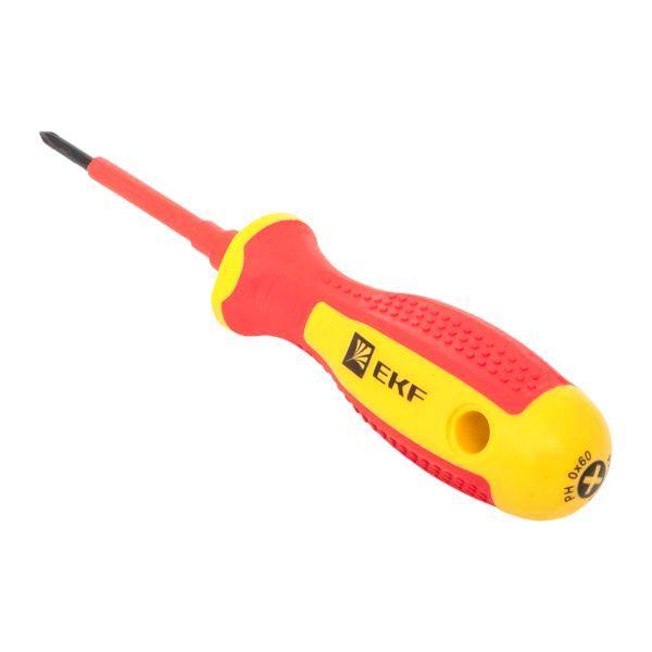  Отвертка PH0х60мм Expert 1000В PROхima EKF ph-0-60-exp-in фото в каталоге от BTSprom.by