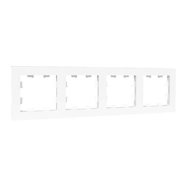 рамка 4-м эпика пластик бел. ekf up1-fpw-04 от BTSprom.by