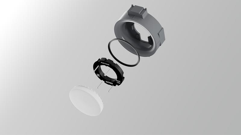  Светильник Intro 12Вт GX53 встраив. для натяжного (ПВХ) потолка Maytoni DL019-GX53-B фото в каталоге от BTSprom.by