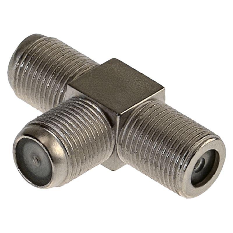  Набор разъемов антенных ТВ №5 (1 переходник 3 гнезда F; 3 F-разъема RG-6) Rexant 06-0032-A фото в каталоге от BTSprom.by