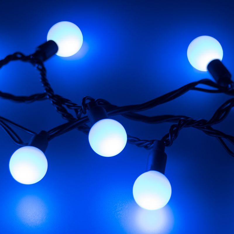гирлянда светодиодная ard-ball-classic-d23-20000-black-160led blue (230в 7вт) (ip65) ardecoled 025629 от BTSprom.by