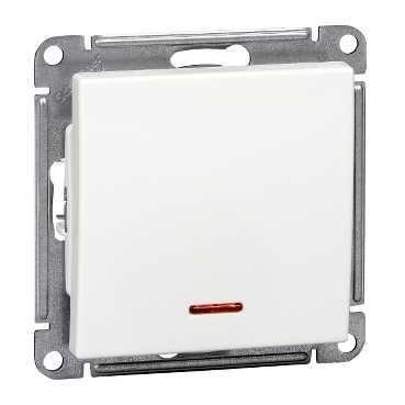 выключатель 1-кл. сп w59 10а ip20 10ax с подсветкой механизм бел. se vs110-153-1-86 от BTSprom.by