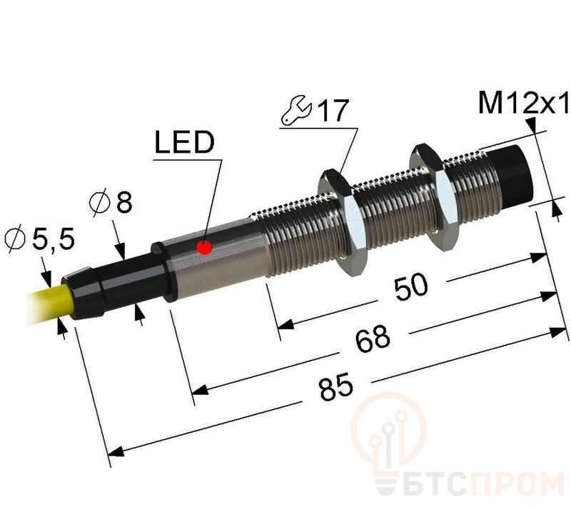 Выключатель бесконтактный PS2-12M85-4N74-Z (ВБ2.12М.85.4.7.2.Z) МЕГА-К A8010-80087644 фото в каталоге от BTSprom.by  Выключатель бесконтактный PS2-12M85-4N74-Z (ВБ2.12М.85.4.7.2.Z) МЕГА-К A8010-80087644 фото в каталоге от BTSprom.by