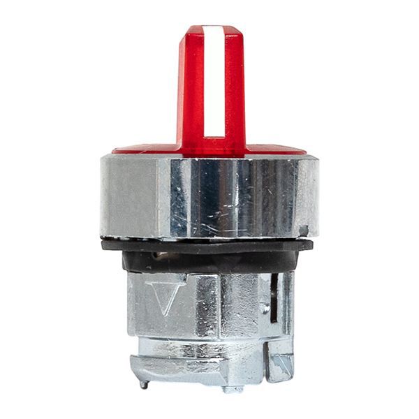  Механизм переключателя исполнительный XB4 IP65 на 2 положения возвратный без фиксации с подсветкой с короткой ручкой красн. EKF XB4BD2L-R-65 фото в каталоге от BTSprom.by