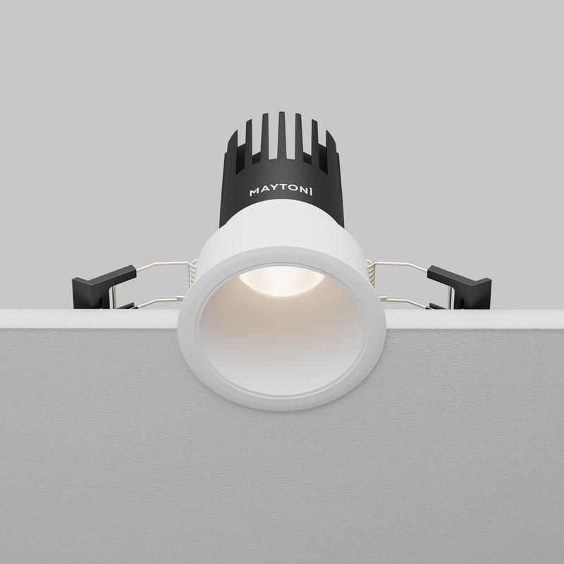 Светильник Dip 10Вт 4000К 50град. встраив. Maytoni DL116-10W-4K-W фото в каталоге от BTSprom.by