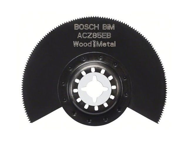 полотно пильное сегментированное bosch bim acz 85 eb wood and metal (для нового поколения gop/pmf c системой starlock) 2609256943 от BTSprom.by
