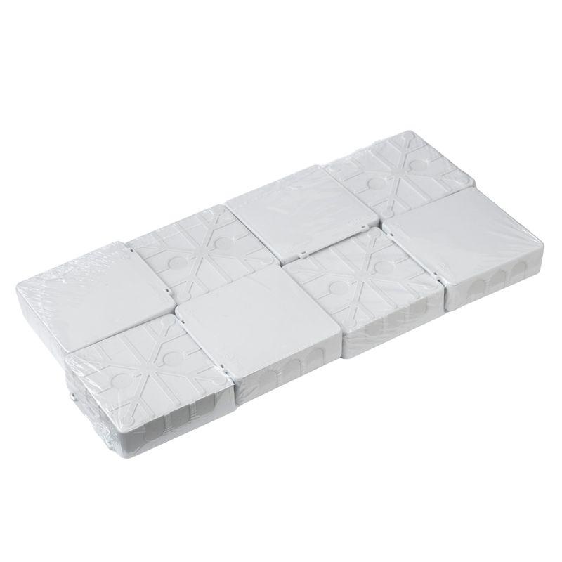  Коробка распределительная ОП 100х100х30 (HF) для прям. монтажа двухкомп. безгалоген.(уп.8шт) Промрукав 60-0302м фото в каталоге от BTSprom.by