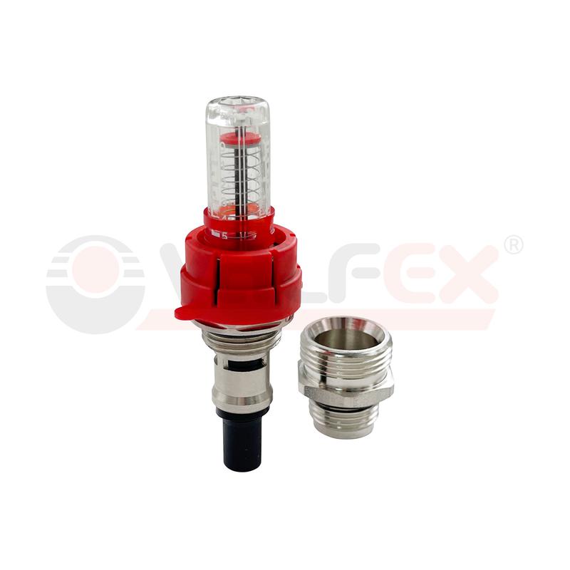 клапан настроечный с расходомером коллекторный встраиваемый (80/8) к valfex vf.674.v.01 от BTSprom.by
