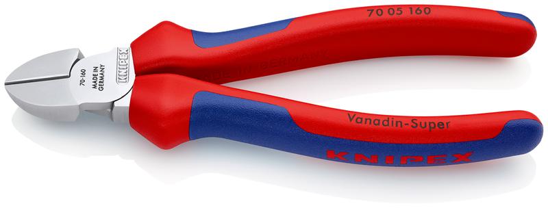 бокорезы l-160мм твердость кромок 62 hrc хром. knipex kn-7005160sb от BTSprom.by
