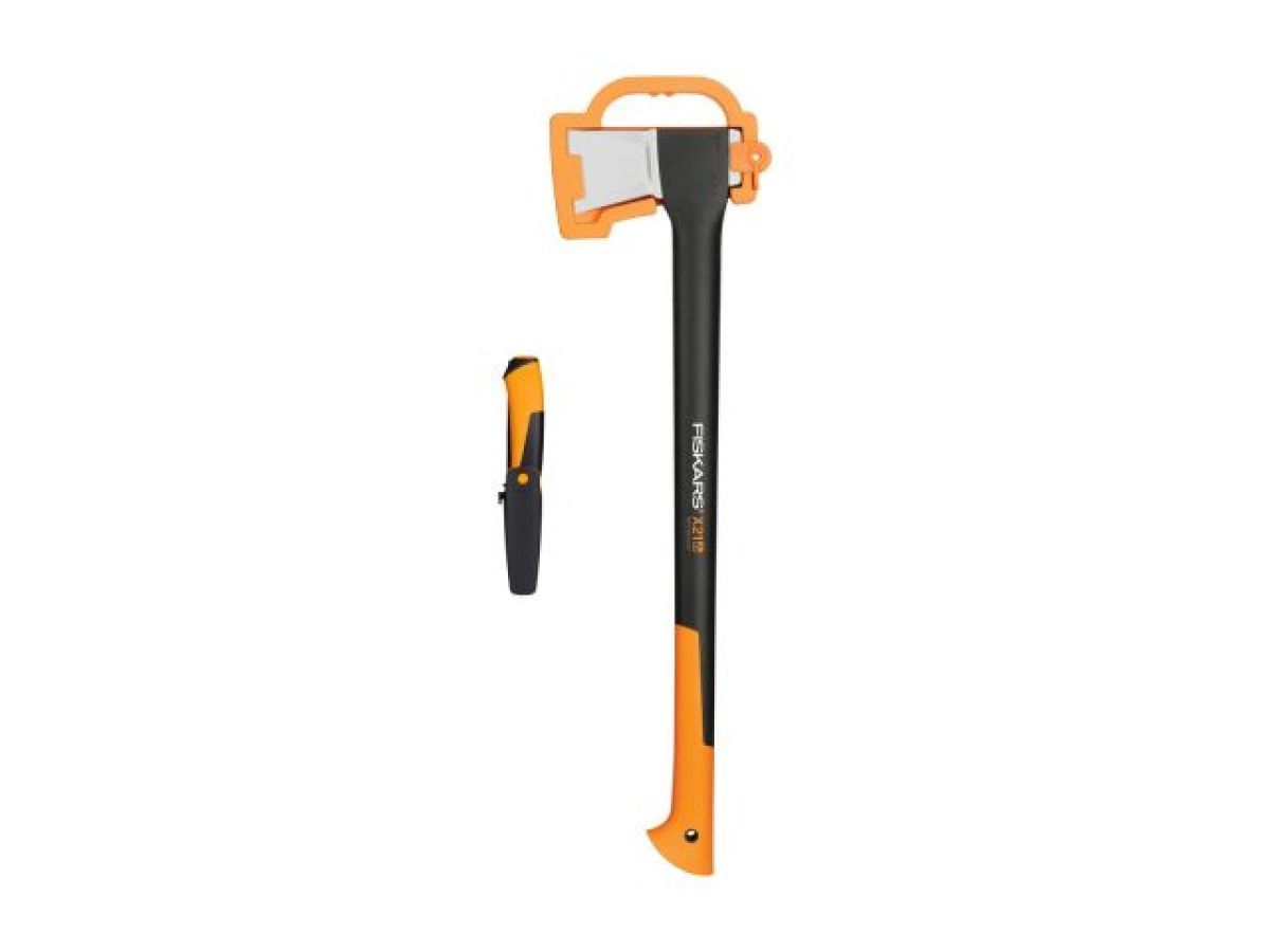 топор-колун x21 fiskars + нож универсальный (комплект) 1025436 от BTSprom.by