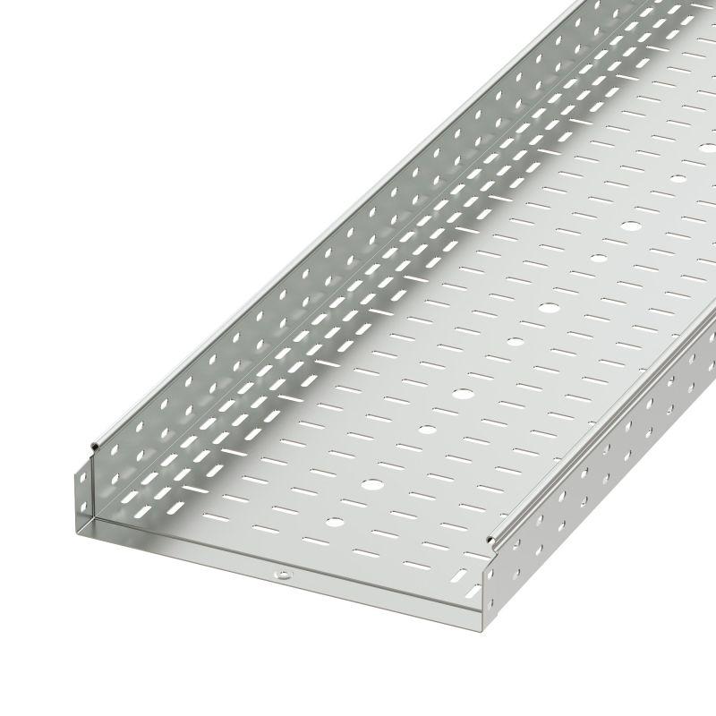 Лоток листовой перфорированный 400х80 L3000 сталь 1.5мм DKC 3530615HDZ от BTSprom.by
