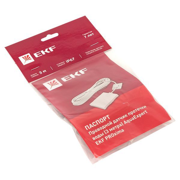  Датчик протечки воды проводной (3м) PROxima EKF AquaExpert-sensor-3 фото в каталоге от BTSprom.by