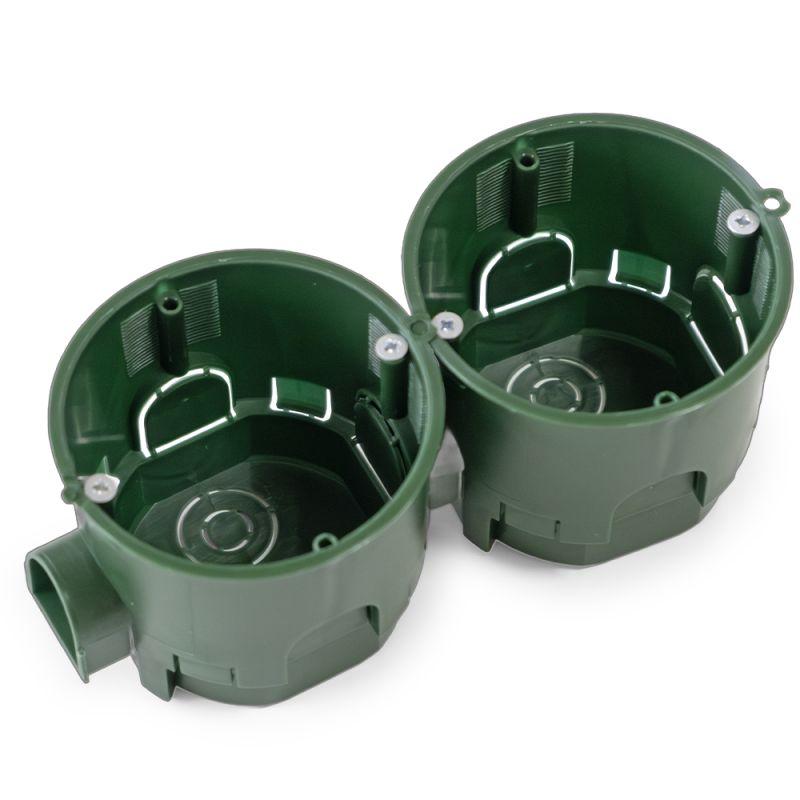  Коробка установочная 68х60 углубленная безгалогенная (HF) с саморезами Промрукав 80-0550С фото в каталоге от BTSprom.by