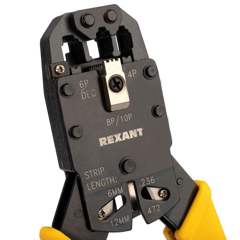  Кримпер для обжима 10P10C/8P8C/6P6C/4P4C (HT-200R) (TL-200R) Rexant 12-3442 фото в каталоге от BTSprom.by