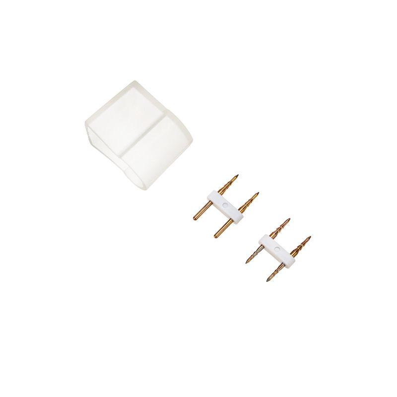  Набор установочный для односторон. гибкого неона 15х26мм (шнур питания каучук с диодным мостом и вилкой; заглушка; переходная муфта; игла) 1.5м Neon-Night 134-504 фото в каталоге от BTSprom.by