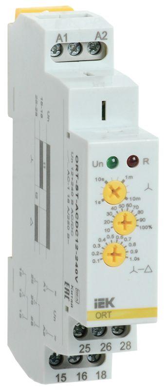 реле пуска звезда-треугольник ort 12-230в ac/dc iek ort-st-acdc12-240v от BTSprom.by