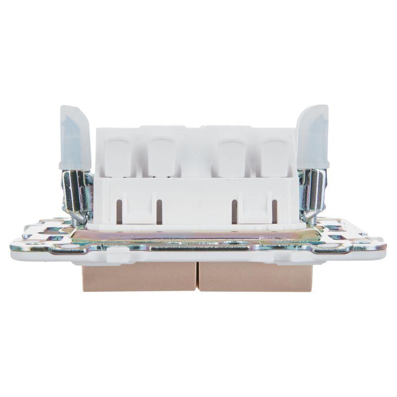  Выключатель проходной 2-кл. SKANDY 10А SK-V10Sa с индикацией песочн. IEK SK-V22-1-10-K98 фото в каталоге от BTSprom.by