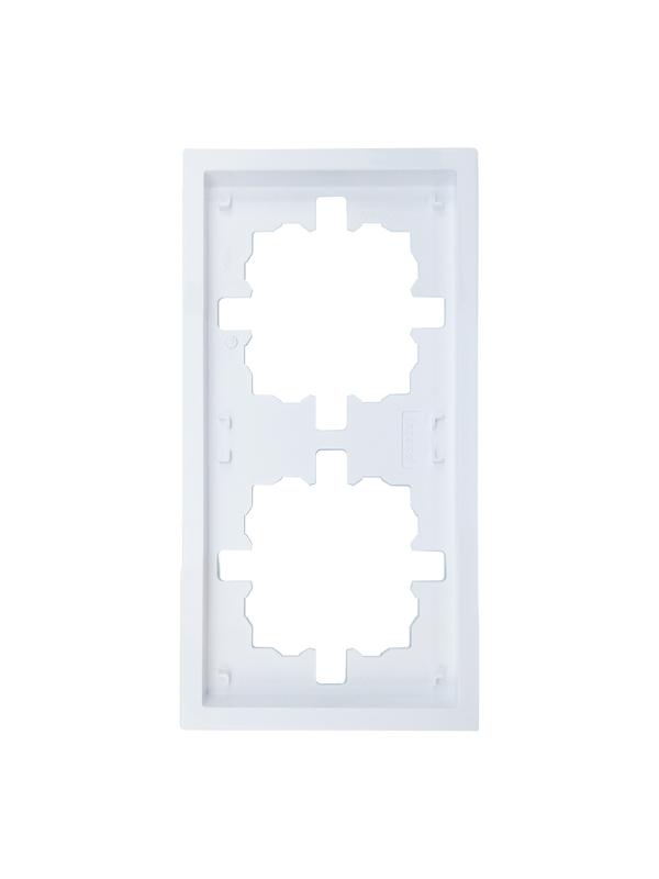 рамка 2-мест. горизонт. zima бел. lezard 704-0200-147 от BTSprom.by