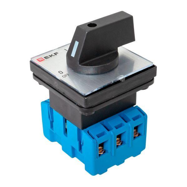  Переключатель кулачковый ПК-2-13 3п 40А "ВКЛ-ВЫКЛ" IP65 EKF pk-2-13-40-65 фото в каталоге от BTSprom.by