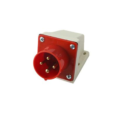 вилка стационарная для наружной установки ppc 514 3р+ре 16а 380в ip44 pro jazzway 5072831 от BTSprom.by