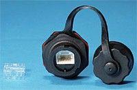 модуль промышленный kj-ie-8p8c-c6-180-bk keystone jack rj45 (8p8c) ip67 кат.6 с защ. крышкой черн. hyperline 47406 от BTSprom.by