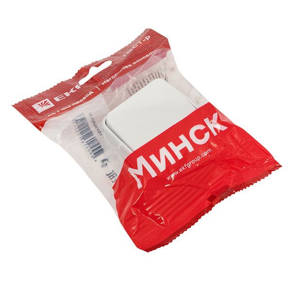  Выключатель 1-кл. ОП Минск 10А IP20 бел. Basic EKF EGV10-021-10 фото в каталоге от BTSprom.by