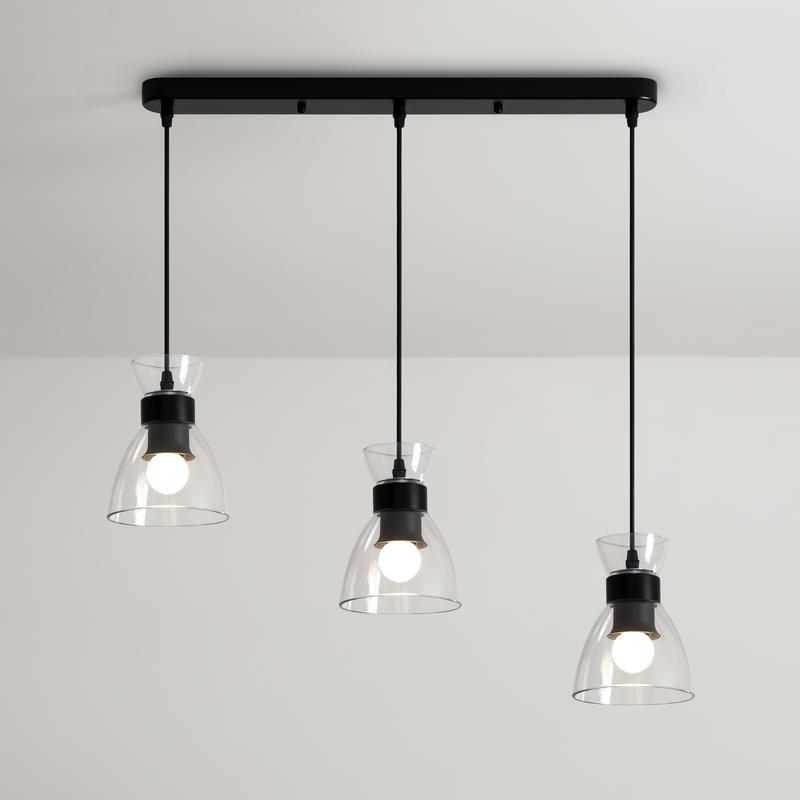  Светильник Topi 40Вт E27х3 IP20 подвесной Freya FR5503PL-03B фото в каталоге от BTSprom.by