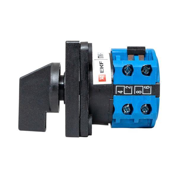  Переключатель кулачковый ПК-1-84 4п 10А для вольтметра (для фазного напряжения) PROxima EKF pk-1-84-10 фото в каталоге от BTSprom.by