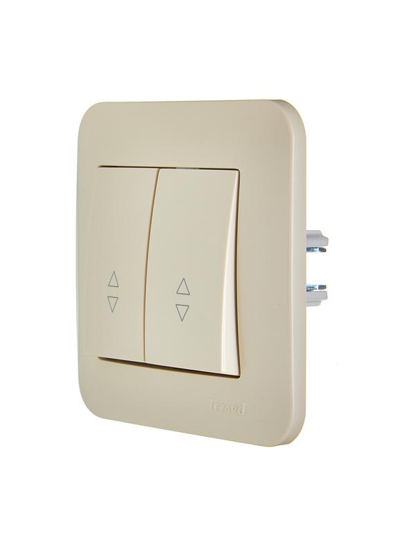  Переключатель проходной 2-кл.СП ASTI 10А IP20 в сборе крем. LEZARD 7081-0303-106 фото в каталоге от BTSprom.by