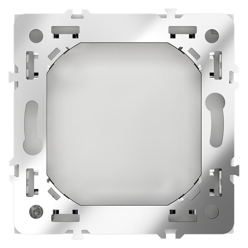  Заглушка СП S70 с суппортом механизм бел. матов. Voltum VLS080102 фото в каталоге от BTSprom.by