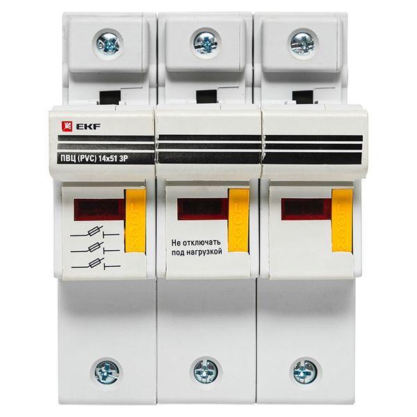 Предохранитель-разъединитель для ПВЦ 14х51 3п EKF pr-14-51-3 фото в каталоге от BTSprom.by