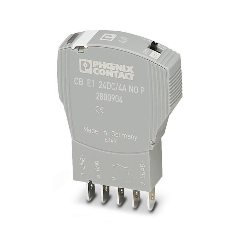 выключатель электронный защитный cb e1 24dc/4a no p phoenix contact 2800904 от BTSprom.by
