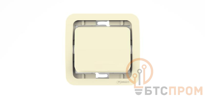 Переключатель проходной 1-кл. СП Mimoza 10А IP20 без вставки крем. Makel 32005 фото в каталоге от BTSprom.by  Переключатель проходной 1-кл. СП Mimoza 10А IP20 без вставки крем. Makel 32005 фото в каталоге от BTSprom.by