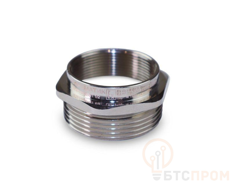 Муфта Ex-переходная МПВН-М25-G1 Ех db e II Gb U ГОФРОМАТИК zeta30612 фото в каталоге от BTSprom.by  Муфта Ex-переходная МПВН-М25-G1 Ех db e II Gb U ГОФРОМАТИК zeta30612 фото в каталоге от BTSprom.by