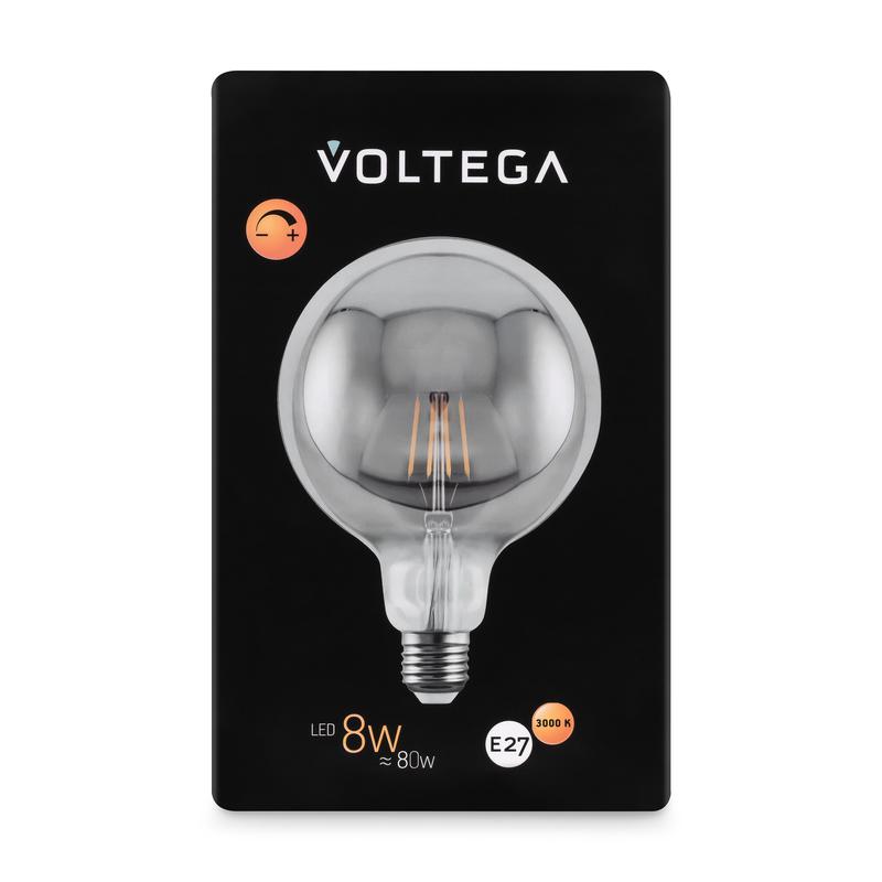Лампа светодиодная Loft Led G95 8Вт 3000К E27 DIM Voltega 8535 фото в каталоге от BTSprom.by