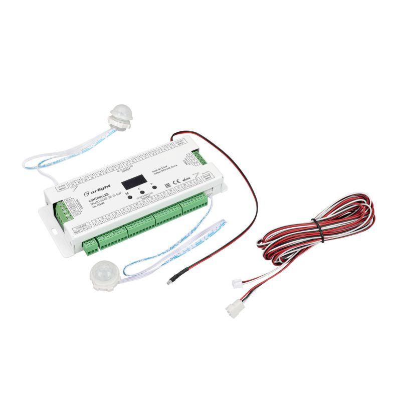 контроллер лестничный smart-step-32-2s-suf 5-24в 32х1а spi ip20 пластик. arlight 033122 от BTSprom.by