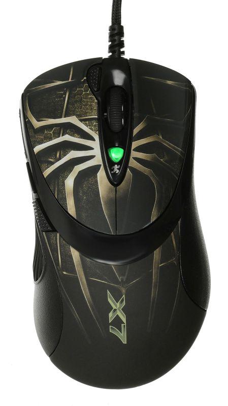 мышь oscar editor xl-747h корич./рисунок лазерная 3600dpi usb2.0 6but xl-747h a4tech 624586 от BTSprom.by
