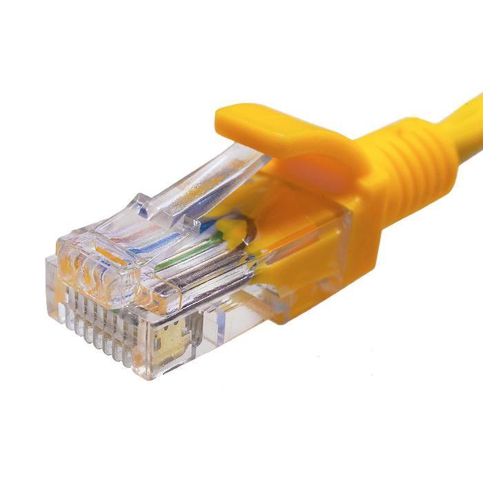 патч-корд utp 5e 4х2 26awg (7х0.16мм) cu lszh 5м желт. suprlan 10-0165 от BTSprom.by