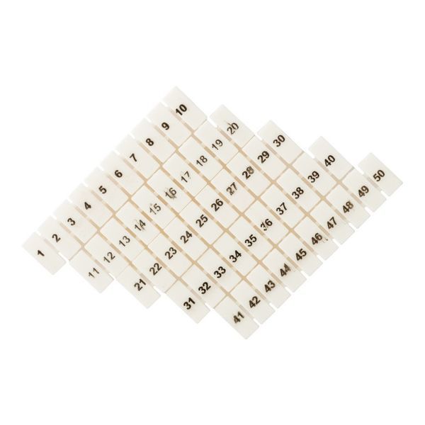 маркеры для st 1.5 с нумерацией 1-50 (уп.100шт) ekf zb-st-1.5-1-50 от BTSprom.by