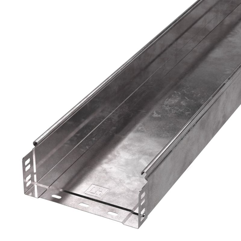 Лоток листовой неперфорированный 200х100 L3000 сталь 0.8мм Стандарт Промрукав PR16.0054 от BTSprom.by