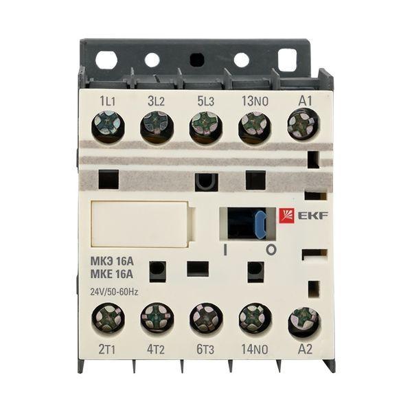  Мини-контактор МКЭ 16А кат. 24В AC 1НО PROxima EKF Mctr-s-16-24 фото в каталоге от BTSprom.by