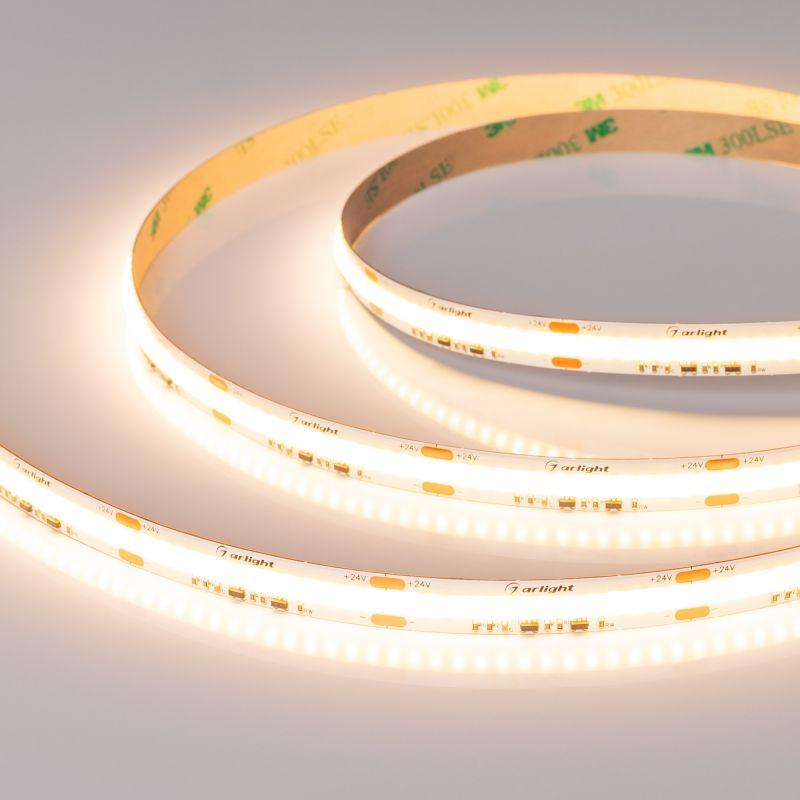 лента светодиодная cob-x560-10mm 24v dim-to-warm 14вт/м ip20 (уп.5м) arlight 051296 от BTSprom.by