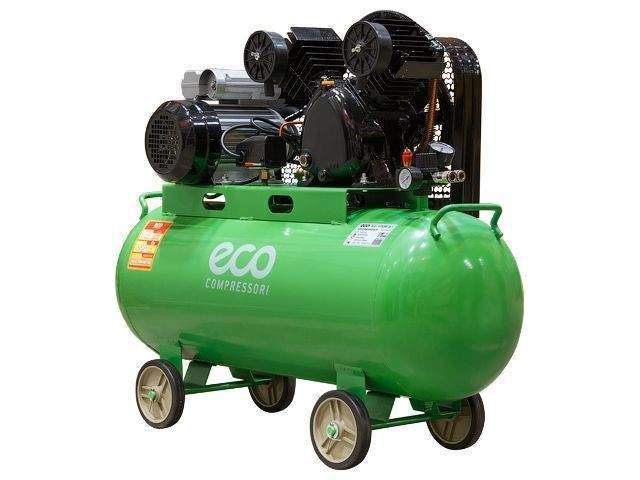 компрессор eco ae-1005-b1 (380 л/мин, 8 атм, ременной, масляный, ресив. 100 л, 220 в, 2.20 квт) от BTSprom.by