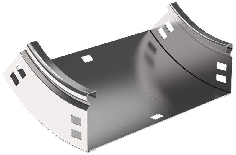 Угол для лотка плавный 45град. 400х80 В10 ESCA IEK CPV51-0-45-080-400 от BTSprom.by