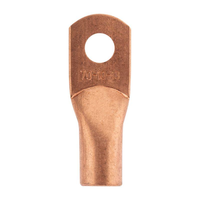  Наконечник медный ТМ 70-10-13 (70кв.мм - d13мм) (уп.5шт) Rexant 07-5325-1 фото в каталоге от BTSprom.by