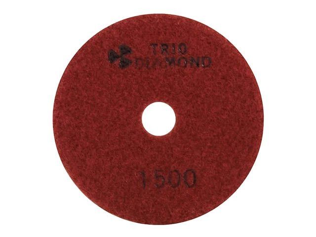 алмазный гибкий шлифкруг "черепашка" 100 № 1500 (мокрая шл.) (trio-diamond) 341500 от BTSprom.by