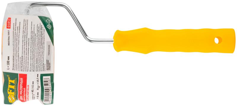  Валик полиакриловый с черной полоской диам. 40/61мм ворс 10.4мм 100мм беж. FIT 01851 фото в каталоге от BTSprom.by